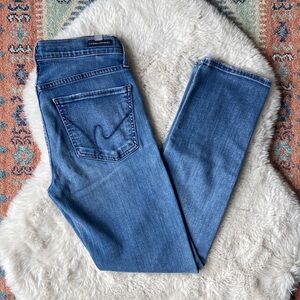 Citizens of Humanity jeans Phoebe slim straight crop blue denim pant 26